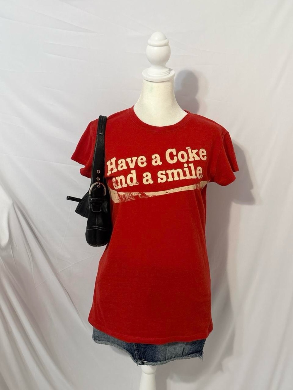 Retro Style Coca Cola “Have a Coke and a Smile” Graphic Tee